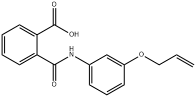 2-[(3-prop-2-enoxyphenyl)carbamoyl]benzoic acid Struktur