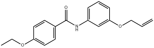 4-ethoxy-N-(3-prop-2-enoxyphenyl)benzamide Struktur