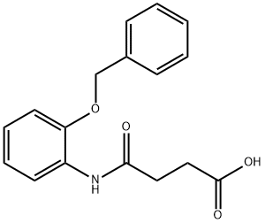 4-oxo-4-(2-phenylmethoxyanilino)butanoic acid Struktur