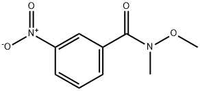 N-methoxy-N-methyl-3-nitrobenzamide Struktur