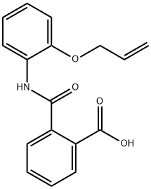 2-[(2-prop-2-enoxyphenyl)carbamoyl]benzoic acid Struktur