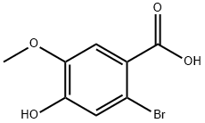 Benzoic acid, 2-bromo-4-hydroxy-5-methoxy- Struktur