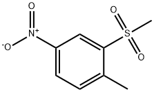 2-Methanesulfonyl-1-methyl-4-nitro-benzene Struktur