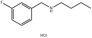 butyl[(3-fluorophenyl)methyl]amine hydrochloride Struktur