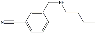 Benzonitrile,3-[(butylamino)methyl]- Struktur