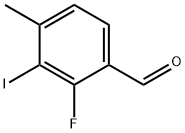 2-FLUORO-3-IODO-4-METHYLBENZALDEHYDE Struktur