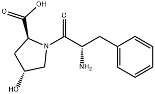 L-Proline, 4-hydroxy-1-L-phenylalanyl-, trans- Struktur