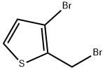 3-bromo-2-(bromomethyl)thiophene Struktur