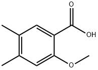 2-methoxy-4,5-dimethyl-benzoic acid Struktur