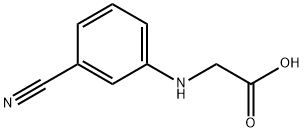 Glycine, N-(3-cyanophenyl)- Struktur