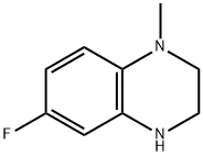 6-FLUORO-1-METHYL-1,2,3,4-TETRAHYDROQUINOXALINE Struktur