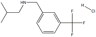 (2-methylpropyl)({[3-(trifluoromethyl)phenyl]methyl})amine hydrochloride Struktur