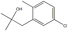 1-(5-CHLORO-2-METHYLPHENYL)-2-METHYLPROPAN-2-OL Struktur