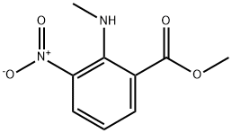 2-Methylamino-3-nitro-benzoic acid methyl ester Struktur