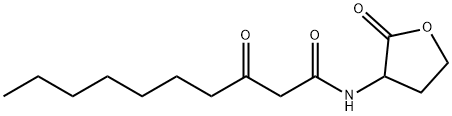 N-(3-Oxodecanoyl)-DL-homoserine lactone Struktur