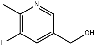 3-Fluoro-5-(hydroxymethyl)-2-methylpyridine Struktur