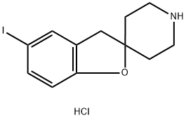 5-iodo-3H-spiro[benzofuran-2,4'-piperidine] Struktur