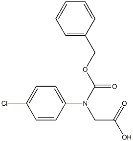 N-Cbz-RS-4-Chlorophenylglycine Struktur