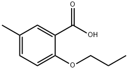 5-Methyl-2-n-propoxybenzoic acid Struktur