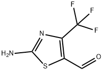 2-AMINO-4-(TRIFLUOROMETHYL)THIAZOLE-5-CARBALDEHYDE Struktur