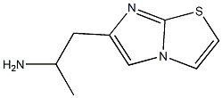 1-imidazo[2,1-b][1,3]thiazol-6-ylpropan-2-amine Struktur