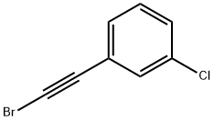 1-BROMOETHYNYL-3-CHLOROBENZENE Struktur