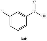 sodium 3-fluorobenzenesulfinate Struktur