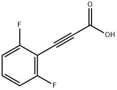 3-(2,6-difluorophenyl)prop-2-ynoic acid Struktur