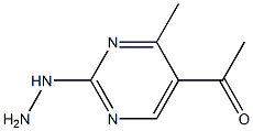 1-(2-hydrazinyl-4-methyl-pyrimidin-5-yl)ethanone Struktur