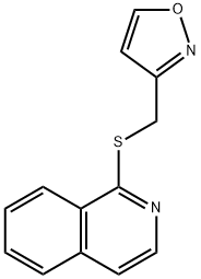 1-(Isoxazol-3-ylmethylsulfanyl)-isoquinoline|