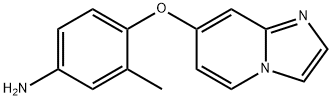 4-(imidazo[1,2-a]pyridin-7-yloxy)-3-methylaniline Struktur