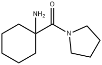 (1-aminocyclohexyl)(pyrrolidin-1-yl)methanone Struktur