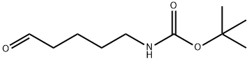 5-(BOC-AMINO)-PENTANAL (STABALIZED WITH 5% DCM) Struktur