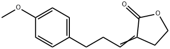 3-[3-(4-Methoxy-phenyl)-propylidene]-dihydro-furan-2-one Struktur