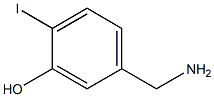 5-(aminomethyl)-2-iodophenol Struktur