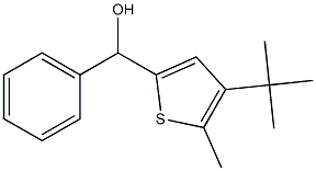 (4-(TERT-BUTYL)-5-METHYLTHIOPHEN-2-YL)(PHENYL)METHANOL Struktur