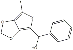 (6-METHYLTHIENO[3,4-D][1,3]DIOXOL-4-YL)(PHENYL)METHANOL Struktur