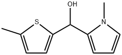 1-(5-METHYLTHIOPHEN-2-YL)-1-(1H-PYRROL-2-YL)ETHANOL Struktur