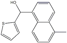 (5-METHYLNAPHTHALEN-1-YL)(THIOPHEN-2-YL)METHANOL Struktur