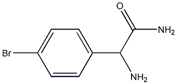 2-Amino-2-(4-bromo-phenyl)-acetamide Struktur