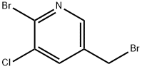 2-BROMO-5-(BROMOMETHYL)-3-CHLOROPYRIDINE Struktur