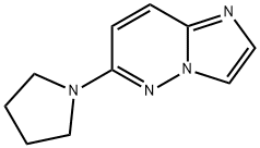 1-{imidazo[1,2-b]pyridazin-6-yl}pyrrolidine Struktur