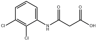 3-[(2,3-dichlorophenyl)amino]-3-oxopropanoic acid Struktur