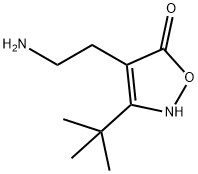 4-(2-Aminoethyl)-3-tert-butylisoxazol-5(2h)-one Struktur