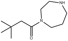 1-(1,4-diazepan-1-yl)-3,3-dimethylbutan-1-one Struktur