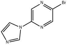 2-bromo-5-imidazol-1-ylpyrazine Struktur