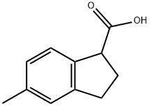 5-Methyl-indan-1-carboxylic acid Struktur