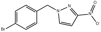 1-[(4-bromophenyl)methyl]-3-nitro-1H-pyrazole Struktur