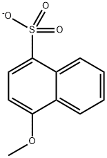 4-methoxynaphthalene-1-sulfonate Struktur