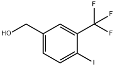 (4-Iodo-3-trifluoromethyl-phenyl)-methanol Struktur